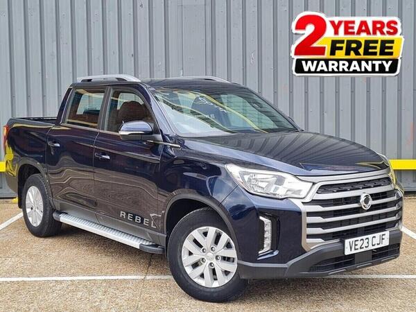 SsangYong Musso 2.2D Rebel Pickup Double Cab 4dr Diesel Auto 4WD Euro 6 (181 ps)