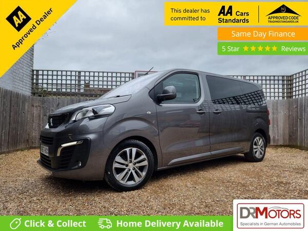 Peugeot Traveller 2.0 BlueHDi Allure Standard MPV 5dr Diesel EAT6 MWB Euro 6 (s/s) (180 ps) 8 SEATER+ SAT NAV+ CAMERA+ LEATHER