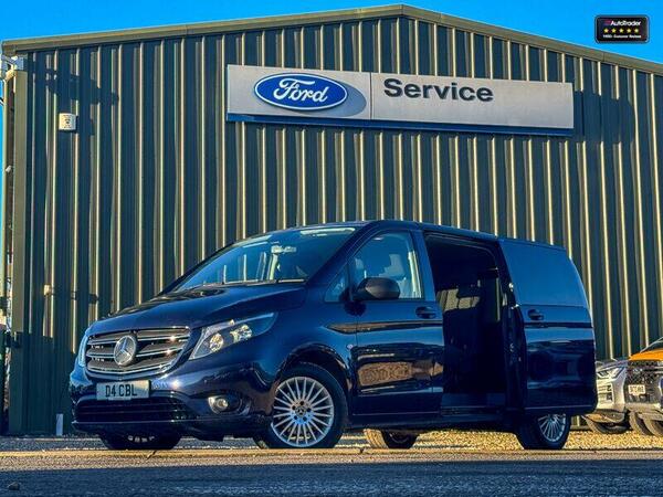 Mercedes-Benz Vito Crew Cab AUTO LWB L2H1 Premium 116 Air Con Alloys Camera Nav Sensors EURO 6