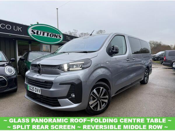 Citroen e-SpaceTourer 75kWh MAX MPV 5dr Electric Auto LWB (11kW Charger) (136 ps) SPLIT REAR SCREEN~LEATHER~SAT NAV