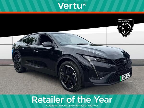 Peugeot E-408 58kWh GT Fastback Auto 5dr