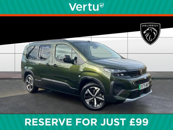 Peugeot e-Rifter 52kWh GT Long MPV Auto 5dr (7.4kW Charger)