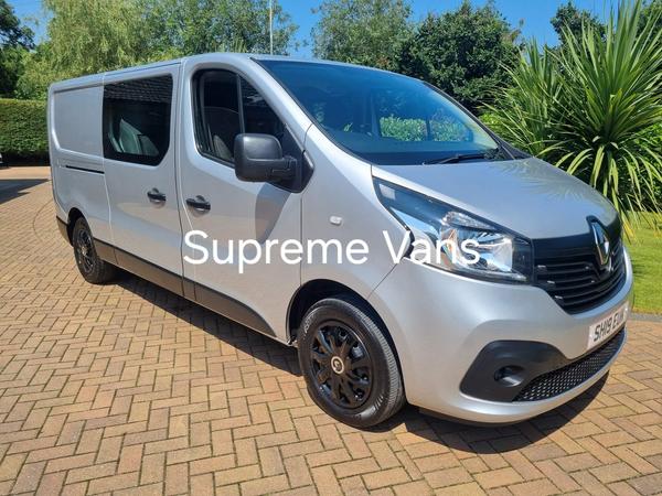 Renault Trafic 1.6 dCi ENERGY 29 Business+ Crew Van Double Cab 6dr Diesel Manual LWB Euro 6 (s/s) (125 ps)