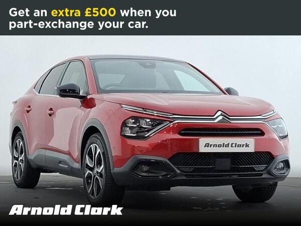 Citroen e-C4 X 50kWh Shine Plus Fastback Auto 4dr (7.4kW Charger)