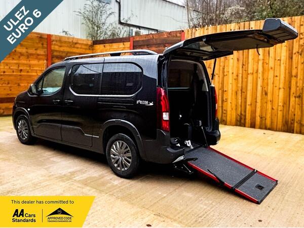 Peugeot Rifter 3 Seat Wheelchair Accessible Disabled Access Vehicle WAV 1.5 5dr
