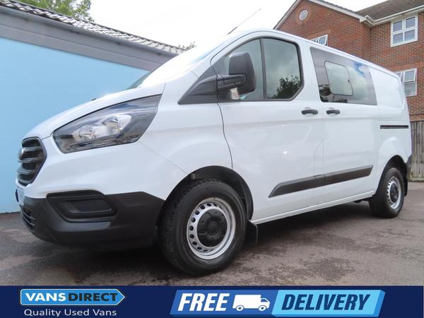Ford Transit Custom 2.0 300 EcoBlue Crew Van Double Cab 5dr Diesel Manual L1 H1 Euro 6 (6 Seat) (130 ps)