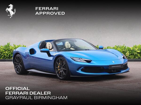Ferrari 296 GTS 3.0T V6 7.45kWh Spider F1 DCT Euro 6 (s/s) 2dr