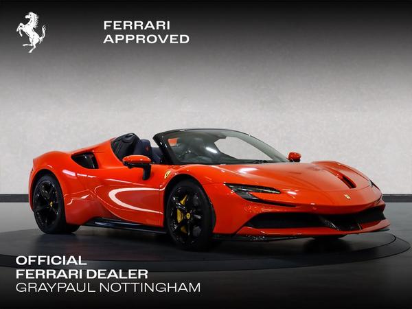 Ferrari SF90 Spider 4.0T V8 7.9kWh F1 DCT 4WD Euro 6 (s/s) 2dr