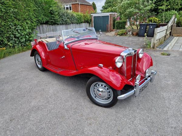 MG TD Matching numbers, 5 speed gearbox, anti-roll bar, extras