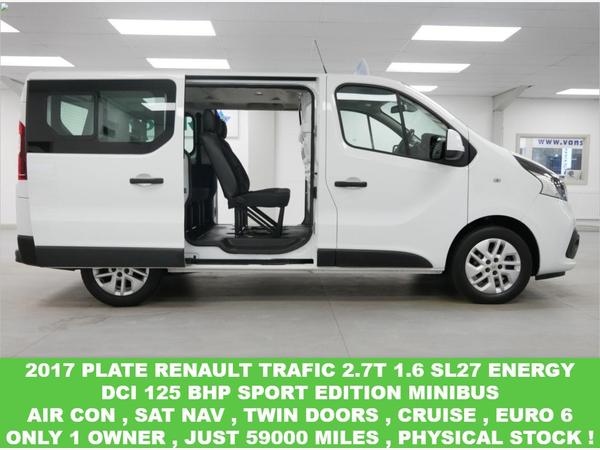 Renault Trafic 2.7T 1.6 SL27 ENERGY DCI 125 BHP SPORT MINIBUS 9 SEATER