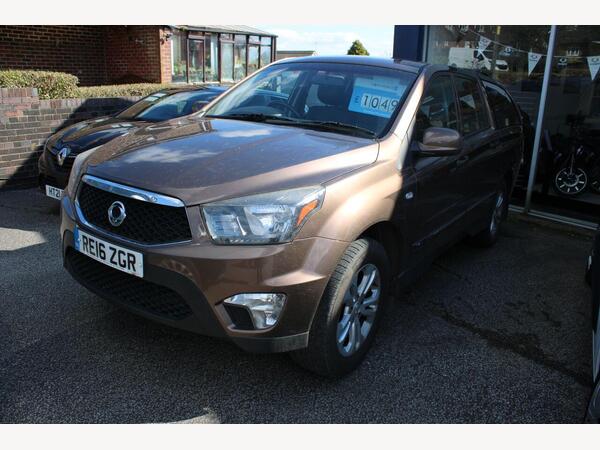 SsangYong Korando Sports 2.0D EX Pickup Double Cab 4dr Diesel Auto 4WD Euro 5 (155 ps) FRESH STOCK IN PREP PICTURES SOON