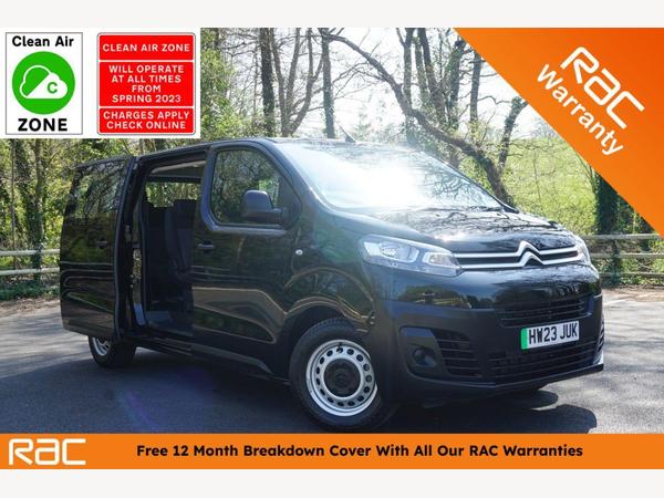 Citroen e-SpaceTourer 100kW Business Edition M 50kWh 9 seats Electric Auto MWB (7.4kW Charger) (136 ps) CITROEN WARRANTY, LOW MILEAGE