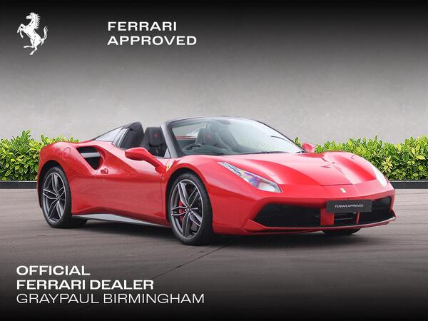 Ferrari 488 3.9T V8 Spider F1 DCT Euro 6 (s/s) 2dr