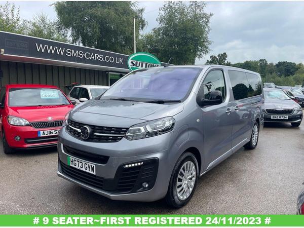 Vauxhall Vivaro-e Life DESIGN L 5d 135 BHP 9 SEATER - REGISTERED 24/11/2023