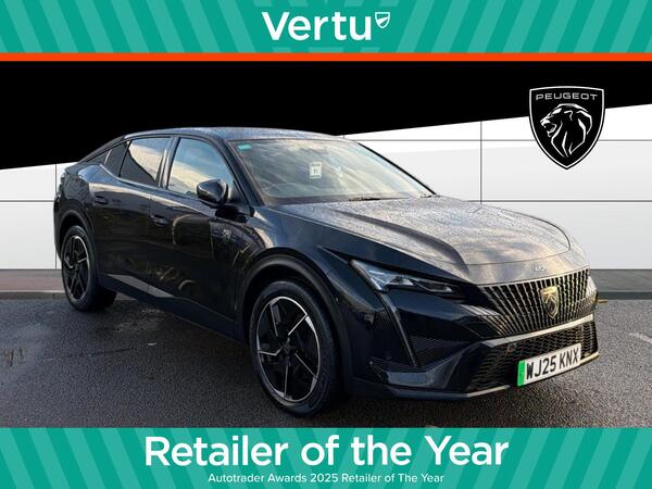 Peugeot E-408 58kWh GT Fastback Auto 5dr