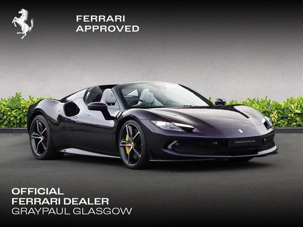 Ferrari 296 GTS 3.0T V6 7.45kWh Spider F1 DCT Euro 6 (s/s) 2dr