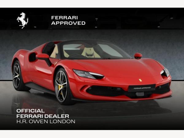 Ferrari 296 GTS 3.0T V6 Spider F1 DCT Euro 6 (s/s) 2dr 7.45kWh