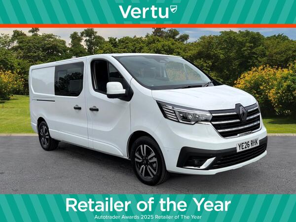 Renault Trafic 2.0 dCi Blue LL30 Extra Sport Crew Van Double Cab 6dr Diesel Auto L2 H1 Euro 6 (s/s) (170 ps)