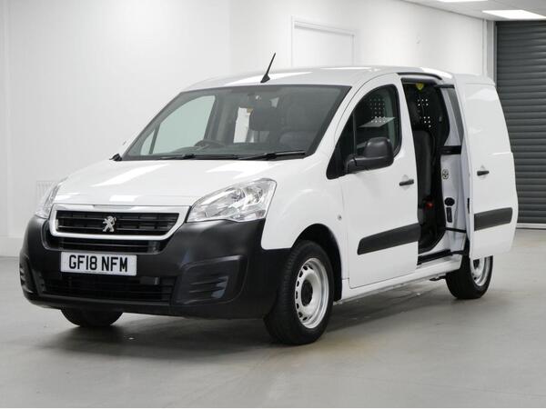 Peugeot Partner L2 1.6 BLUEHDI 100 BHP LONG CREWCAB 5 SEATER