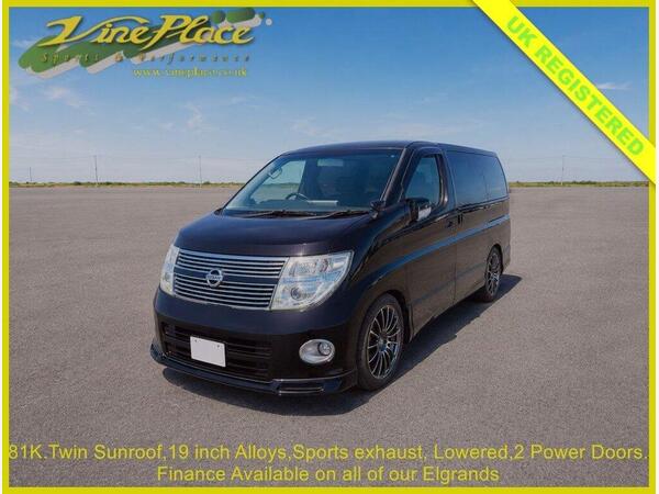 Nissan Elgrand 3.5 Highway Star Black Leather Edition,Auto,8 Seats + FINANCE AT www.vinepl 5dr
