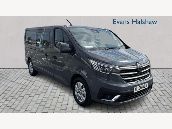 Renault Trafic 2.0 dCi Blue LL30 Extra Crew Van Double Cab 6dr Diesel Manual L2 H1 Euro 6 (s/s) (150 ps)