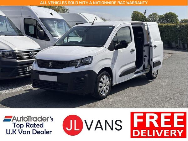 Peugeot Partner 1.5 BlueHDi 850 Professional Long Crew Van Double Cab 6dr Diesel Manual LWB Euro 6 (s/s) (100 bhp)