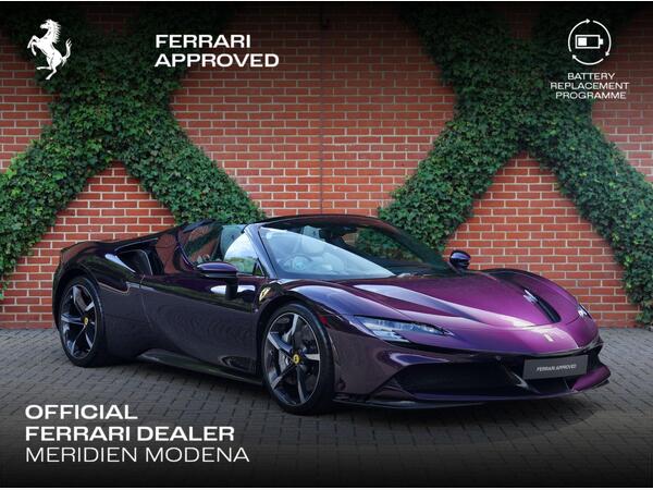 Ferrari SF90 Spider 4.0T V8 7.9kWh F1 DCT 4WD Euro 6 (s/s) 2dr