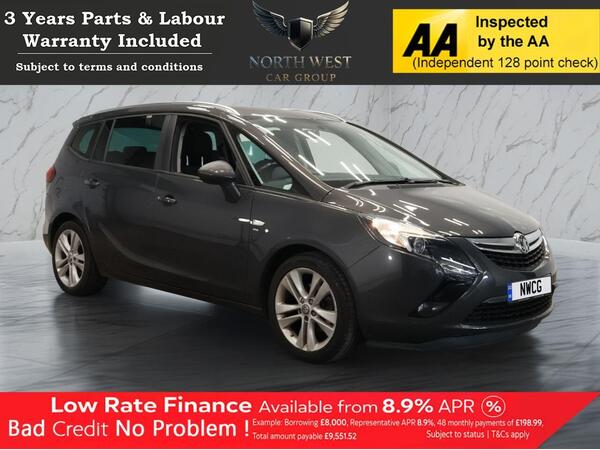 Vauxhall Zafira Tourer 1.4i Turbo SRi Euro 6 5dr