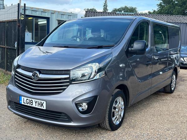 Vauxhall Vivaro 1.6 CDTi 2900 BiTurbo ecoTEC Sportive Crew Van L2 H1 Euro 6 (s/s) 5dr (6 Seat)