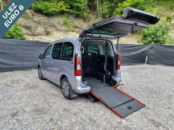 Peugeot Partner Tepee 5 Seat Auto Wheelchair Accessible Disabled Access Ramp Car 5dr