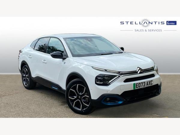 Citroen e-C4 X 50kWh Shine Plus Fastback Auto 4dr (7.4kW Charger)