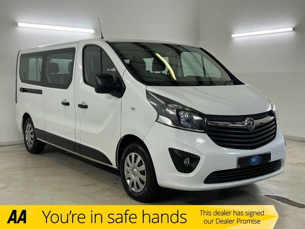 Vauxhall Vivaro 1.6 L2H1 2900 COMBI CDTI ECOFLEX S/S 5d 95 BHP LWB 9 Seat Minibus 9 Seats + ULEZ + LWB + AA Approved