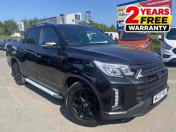 SsangYong Musso 2.2D Saracen Plus Pickup Double Cab 4dr Diesel Auto 4WD LWB Euro 6 (202 ps)