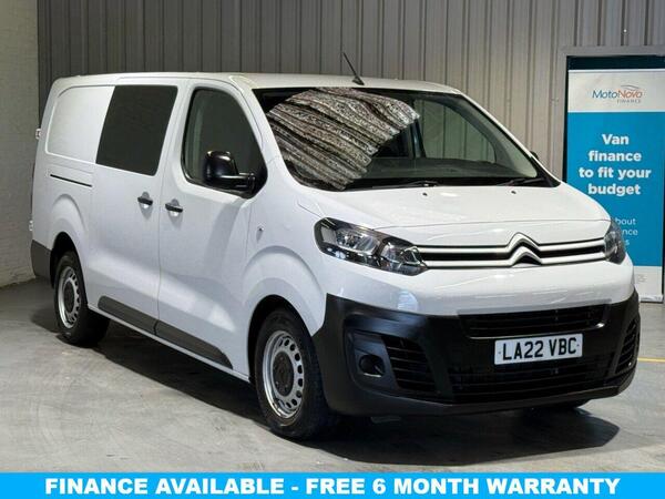 Citroen Dispatch 2.0 BlueHDi 1200 Enterprise Pro XL Crew Van Double Cab 6dr Diesel Manual LWB Euro 6 (s/s) (145 ps)