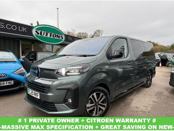 Citroen e-SpaceTourer 75kWh MAX MPV 5dr Electric Auto LWB (11kW Charger) (136 ps) +++ARRIVING INTO STOCK SOON+++
