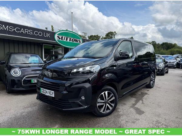 Peugeot e-Traveller 75kWh Allure Standard MPV 5dr Electric Auto MWB (8 Seat, 7.4kW Charger) (136 ps) 1 OWNER~ALLURE HIGH SPECIFICATION