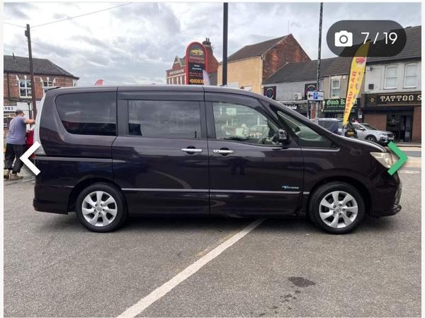 Nissan Serena 2.0L GX MPV 5dr Petrol/hybrid Automatic (227 g/km, 96 bhp)