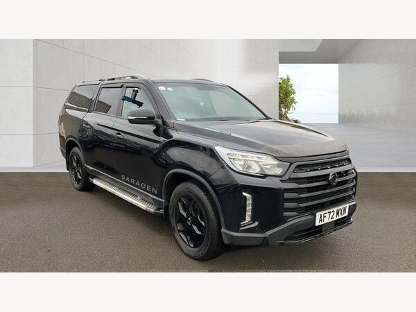 SsangYong Musso NO VAT 2.2D Saracen Pickup Double Cab 4dr Diesel Auto 4WD Euro 6 | LEATHER INTERIOR | VIRTUAL COCKPIT | TOUCH SCREEN ENTERTAINMENT SYSTEM | LOAD LINER