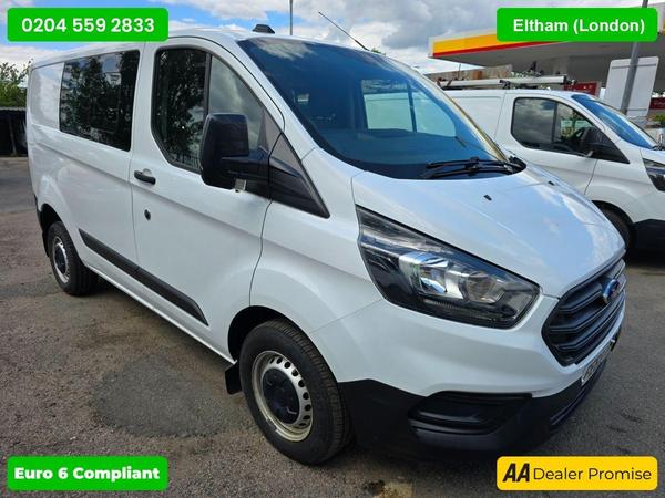 Ford Transit Custom 2.0 300 LEADER DCIV ECOBLUE 104 BHP IN WHITE WITH 64,200 MILES AND A FULL SERVICE HISTORY, 1 OWNER FROM NEW, ULEZ COMPLIANT EURO 6 DIESEL PANEL VAN 6