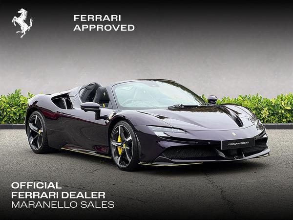 Ferrari SF90 Spider 4.0T V8 7.9kWh F1 DCT 4WD Euro 6 (s/s) 2dr