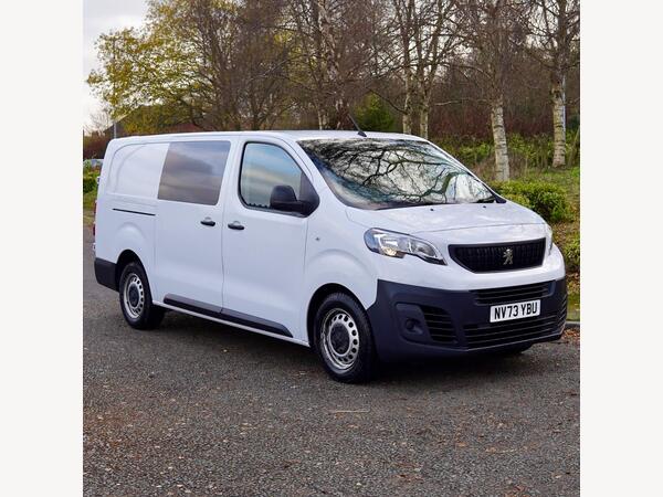 Peugeot Expert 2.0 BlueHDi 1200 Professional Premium Long Crew Van Double Cab 6dr Diesel Manual LWB Euro 6 (s/s) (6 Seat) (145 ps)