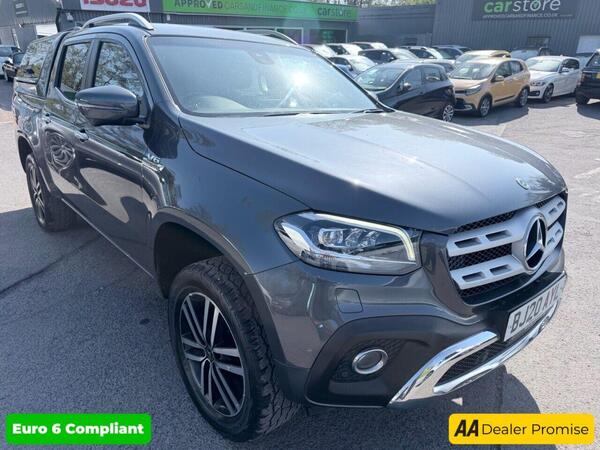 Mercedes-Benz X Class Grey 3.0 CDI V6 Power pickup, 105,725 miles, Euro 6, Automatic 4MATIC, Sat nav, Rear Camera, Climate, Cruise, DAB, 18in Alloys. Plus VAT @ 20%! * AUTO