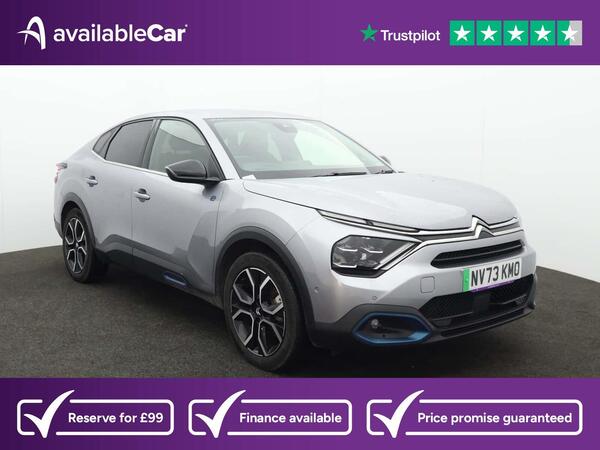 Citroen e-C4 X 50kWh Shine Plus Fastback Auto 4dr (7.4kW Charger)