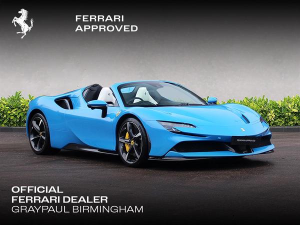 Ferrari SF90 Spider 4.0T V8 7.9kWh F1 DCT 4WD Euro 6 (s/s) 2dr