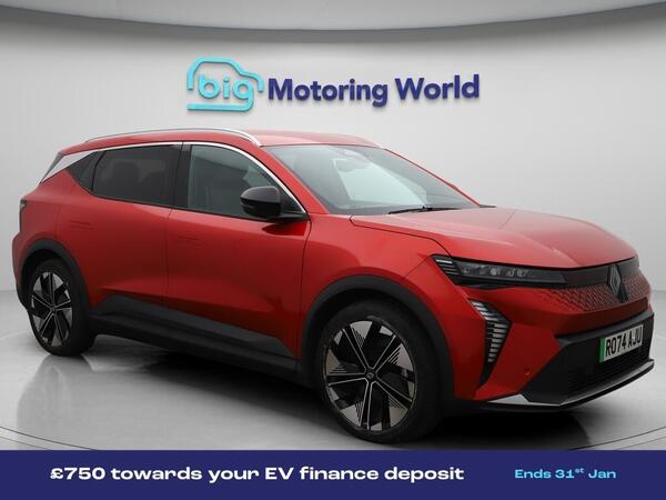 Renault Scenic E-Tech comfort range 60kWh techno Auto 5dr (22kW Charger)