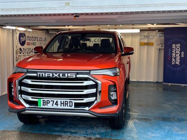 MAXUS T90EV 88.5kWh Elite Pickup Double Cab 4dr Electric Auto RWD (177 ps)+2 KEYS+CLIMATE+PARK CONTROL+LEATHER SEATS+REVERSE CAMERA+MEDIA+BLUETOOTH+APPS+USB+AUX+D
