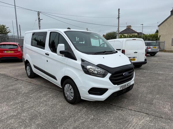 Ford Transit Custom 2.0 300 EcoBlue Leader Crew Van Double Cab 5dr Diesel Manual L1 H1 Euro 6 (s/s) (105 ps)