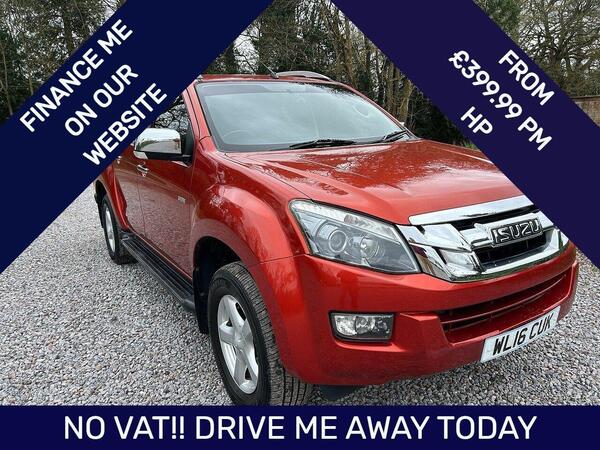 Isuzu D-Max 2.5 TD Utah Huntsman Pickup 4dr Diesel Manual 4x4 (192 g/km, 161 bhp)