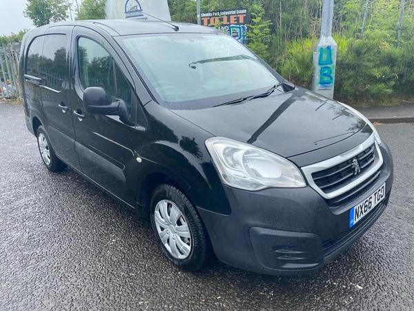 Peugeot Partner 1.6 BLUE HDI 5 SEAT CREW CAB L2 LWB NO VAT VAN 100 BHP EURO 6 ULEZ COMPLIANT+ 5 SEATS