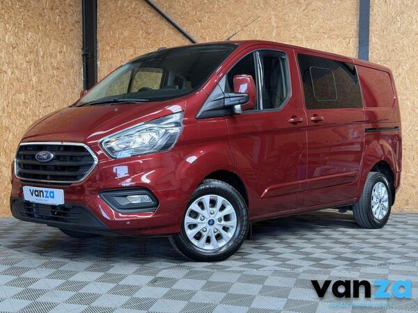 Ford Transit Custom 2.0 300 EcoBlue Limited Crew Van Double Cab 5dr Diesel Manual L1 H1 Euro 6 (s/s) (6 Seat) (130 ps) * WARRANTY * DELIVERY * FINANCE *
